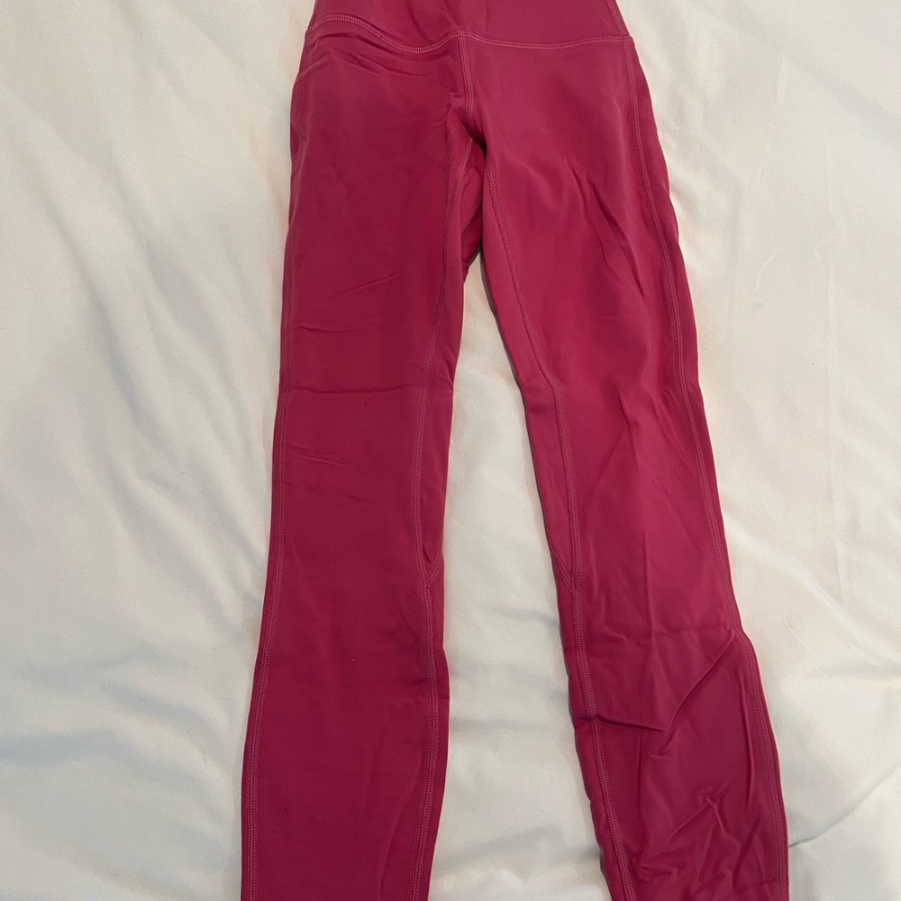 Lululemon Athletica High Rise Align Leggings in Pink 23” Size 0